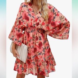 Fun, floral, dress! Size Medium. New with tags!